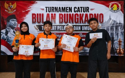 Empat Pecatur MTsN 1 Sumenep Ukir Prestasi di Turnamen Catur Bulan Bung Karno 2026