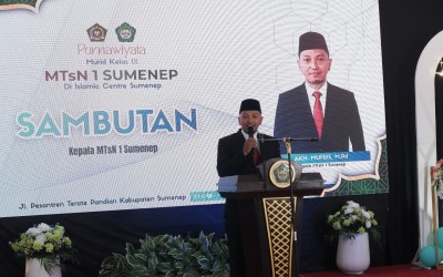 KEPALA MTsN 1 SUMENEP AJAK LULUSAN JAGA ALMAMATER DAN TEGUHKAN EMPAT PILAR KESUKSESAN
